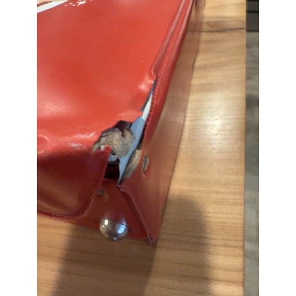 Vintage 1963 Barbie and Midge Red Vinyl Doll Case Mattel w/ Outfits Accessories - Picture 5 of 16